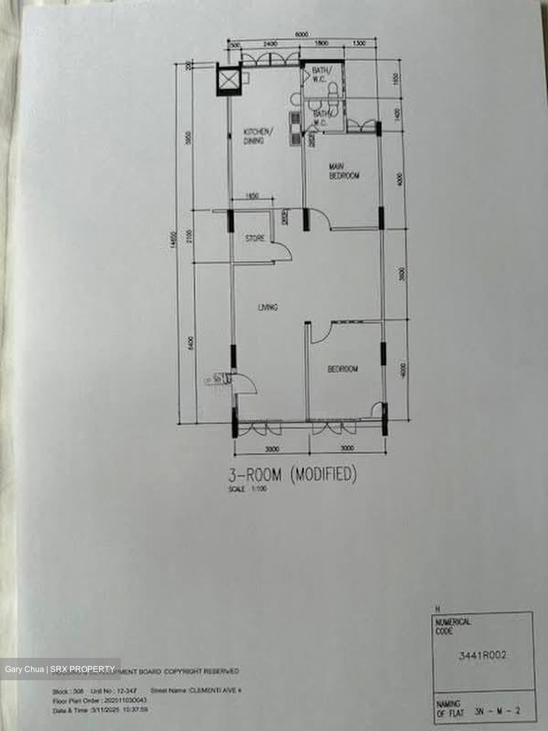 Blk 308 Clementi Meadows (Clementi), HDB 3 Rooms #576263001